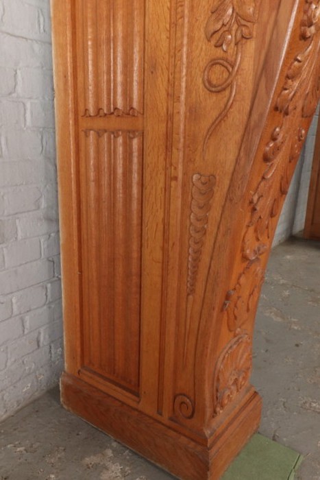 Antique fireplace portal
