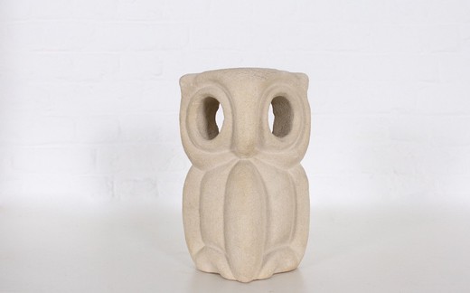 Vintage sculpture-lamp "Owl"