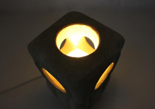 Винтажная скульптура-светильник «Сова»