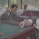 Antique painting "Billiard Party"