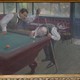 Antique painting "Billiard Party"