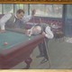 Antique painting "Billiard Party"