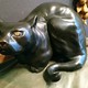 Антикварная скульптура «Кот»