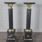 Antique paired pedestals