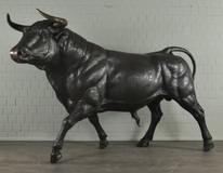 Large antique sculpture "Bull"