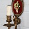 Set of three antique wall lamps