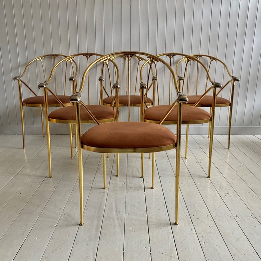 Set of six vintage chairs