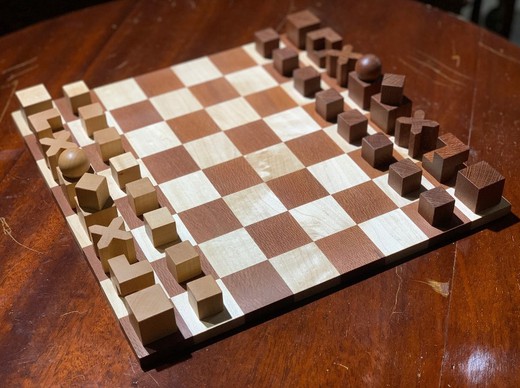 Chess set Bauhaus