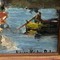 Antique painting "Port of Concarneau"