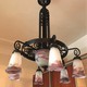 Antique chandelier "Muller Freres Luneville"