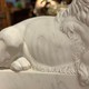 Pair marble Lions sculptures