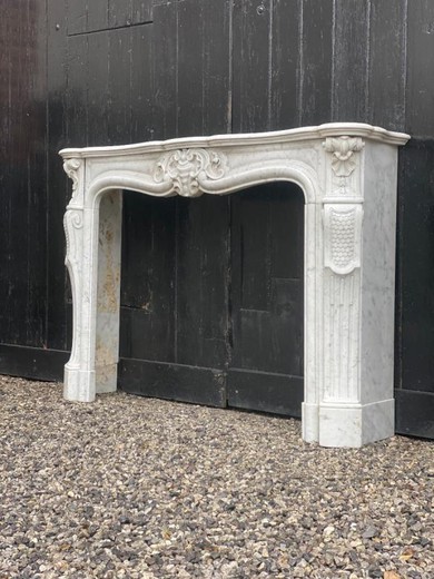 Old fireplace portal