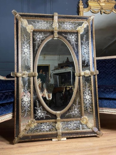 Antique Venetian mirror