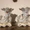 Pair antique goblets "Horn of plenty"