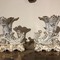 Pair antique goblets "Horn of plenty"