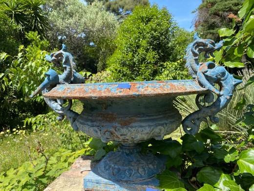 Antique pair Medici urns