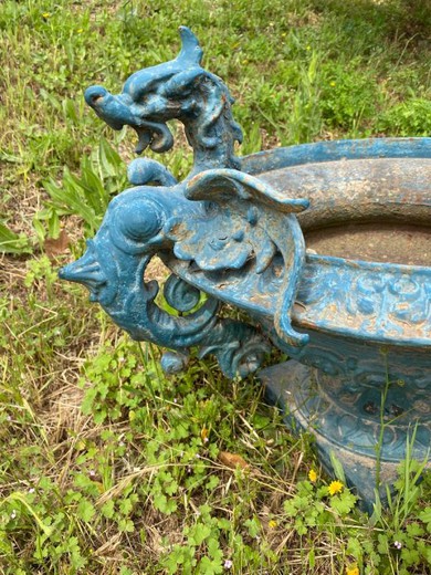 Antique pair Medici urns