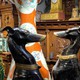 Antique sculptures of dogs "Italian Greyhounds"