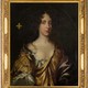 Антикварный портрет "Герцогиня Кливлэндская, Барбара Палмер"