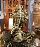 Antique samovar "Bank"