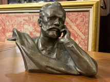 Антикварный скульптурный портрет "Чайковский П.И."
