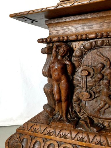 Large carved chest