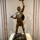 Бронзовая скульптура "Воин и ветвь"