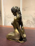 Винтажная скульптура «Йога»