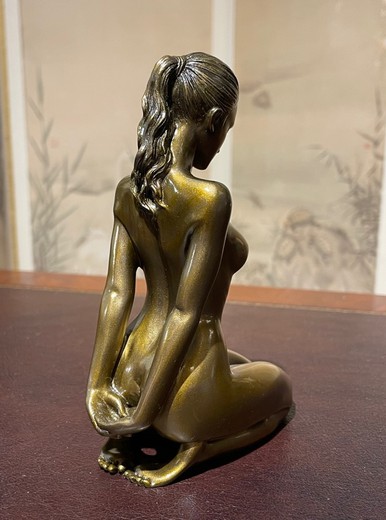 Винтажная скульптура «Йога»