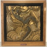 Vintage bas-relief "Dancer"