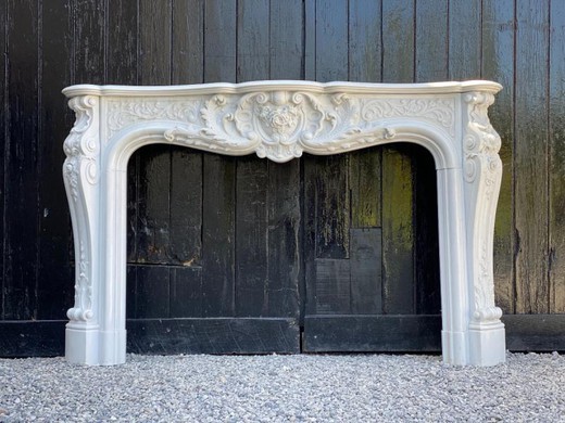 Vintage fireplace portal