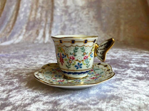 Antique tea cup and saucer