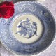 Антикварная чашка и блюдце "Blue Camilla"