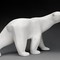 Антикварная фигурка «Белый медведь»