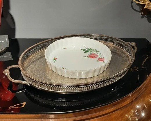 Antique baking pie dish