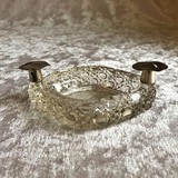 Antique crystal ashtray