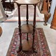 Antique pedestal console