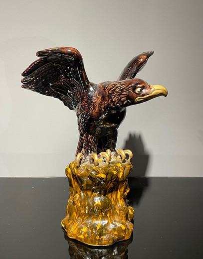 Antique sculpture of an eagle