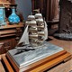 Antique sculpture "Sailboat"