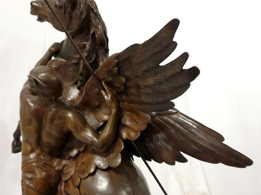 Antique sculpture "Perseus and Pegasus"