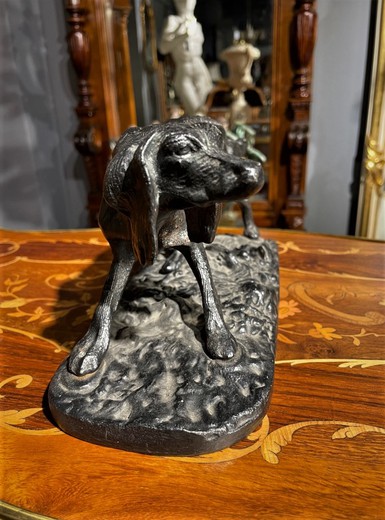 Антикварная скульптура «Сеттер»