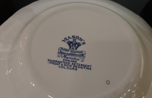 Antique Mason's soup dish