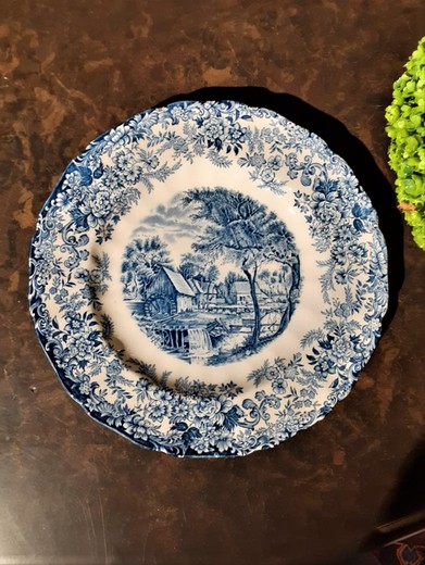 Antique plate "Water mill"