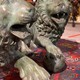 Antique pair sculptures "Lions"