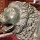 Antique pair sculptures "Lions"