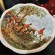 Antique small dishes with English hunting