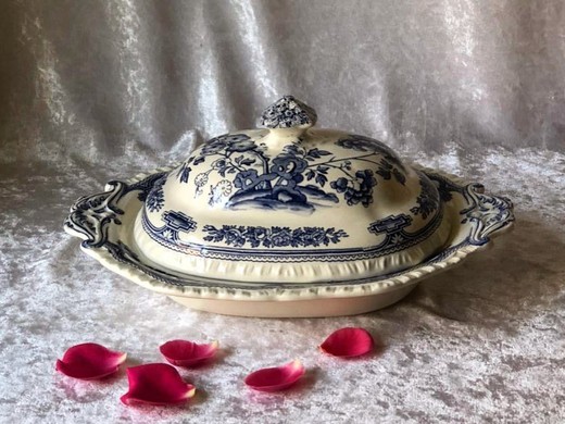 Antique rare porcelain dish