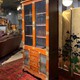 Antique chinoiserie library cabinet