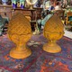 Antique decorative elements pine cones