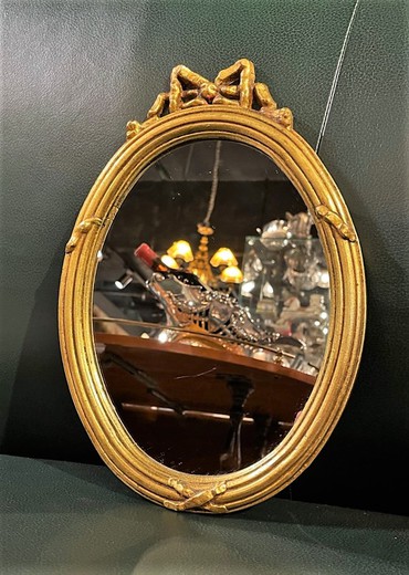 Small antique mirror